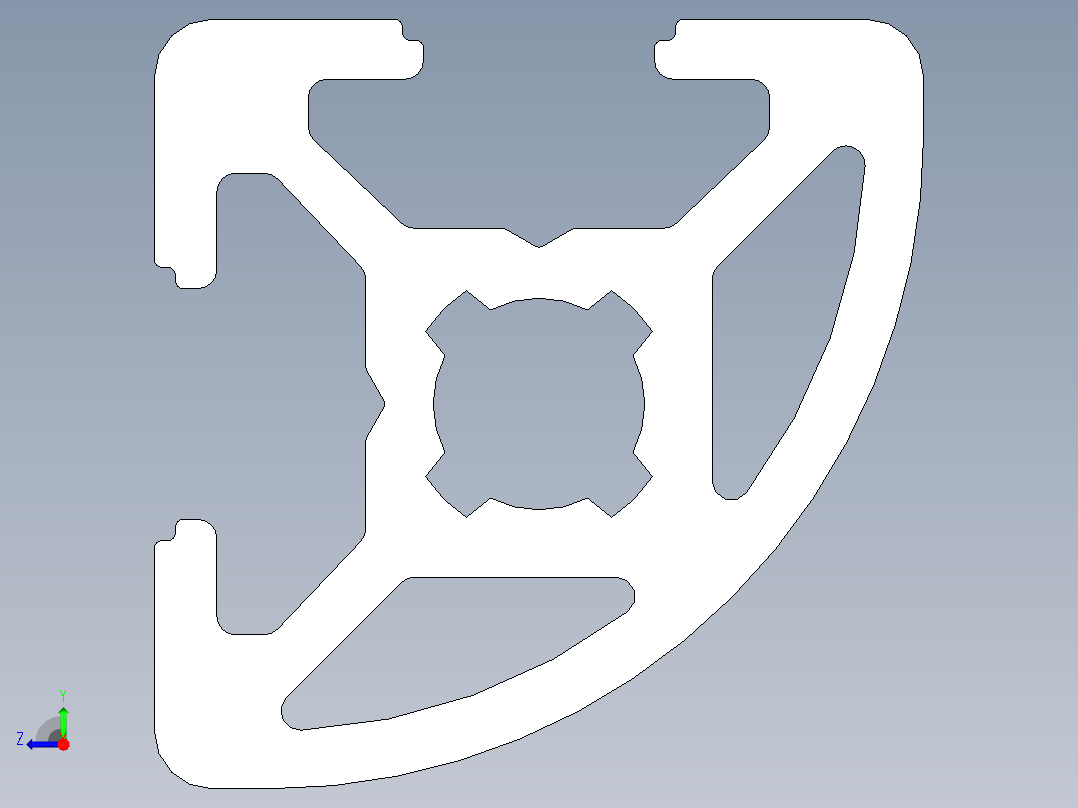 型材-BR 20X20R KJN992890.STEP右视图