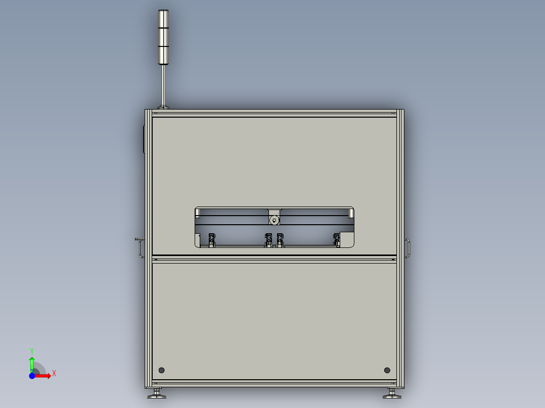 整机装配体前视图