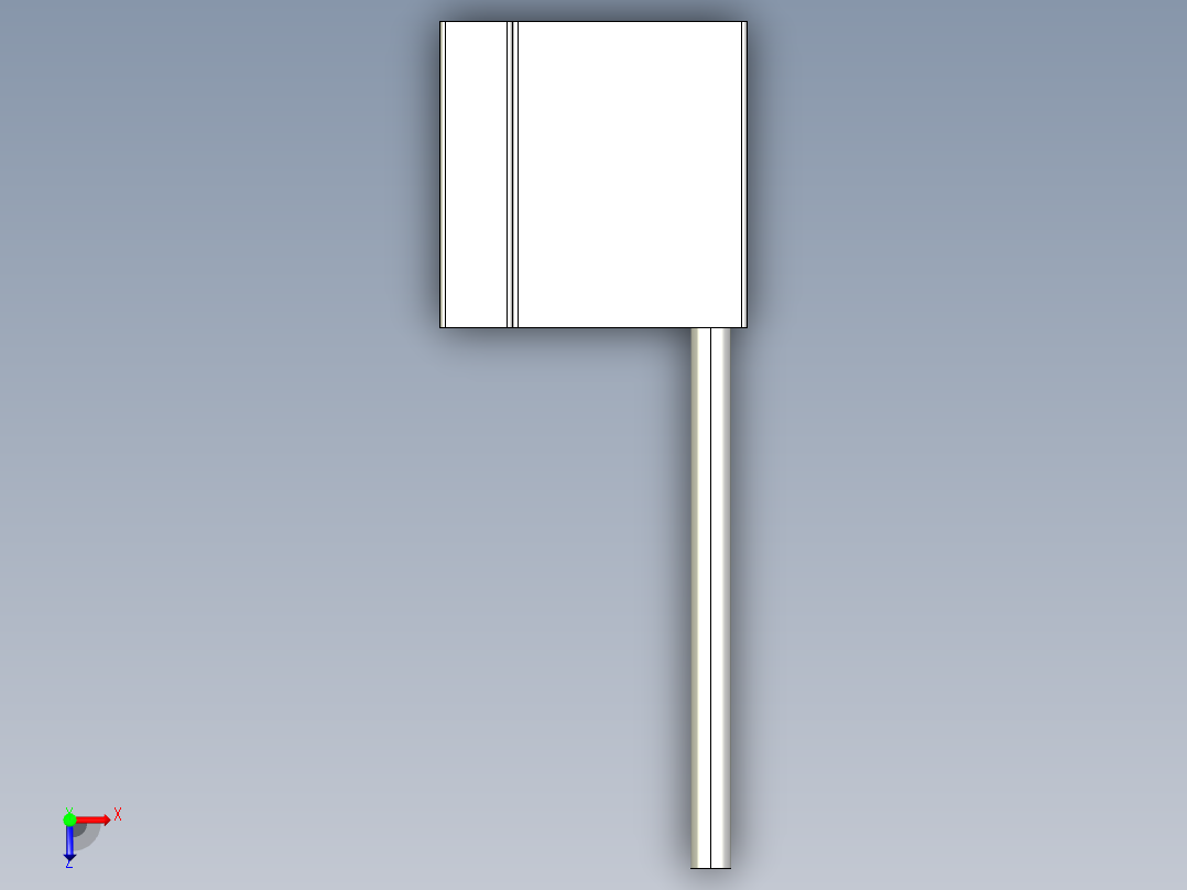 基恩士FU-L52Z_2_kc图纸模型俯视图