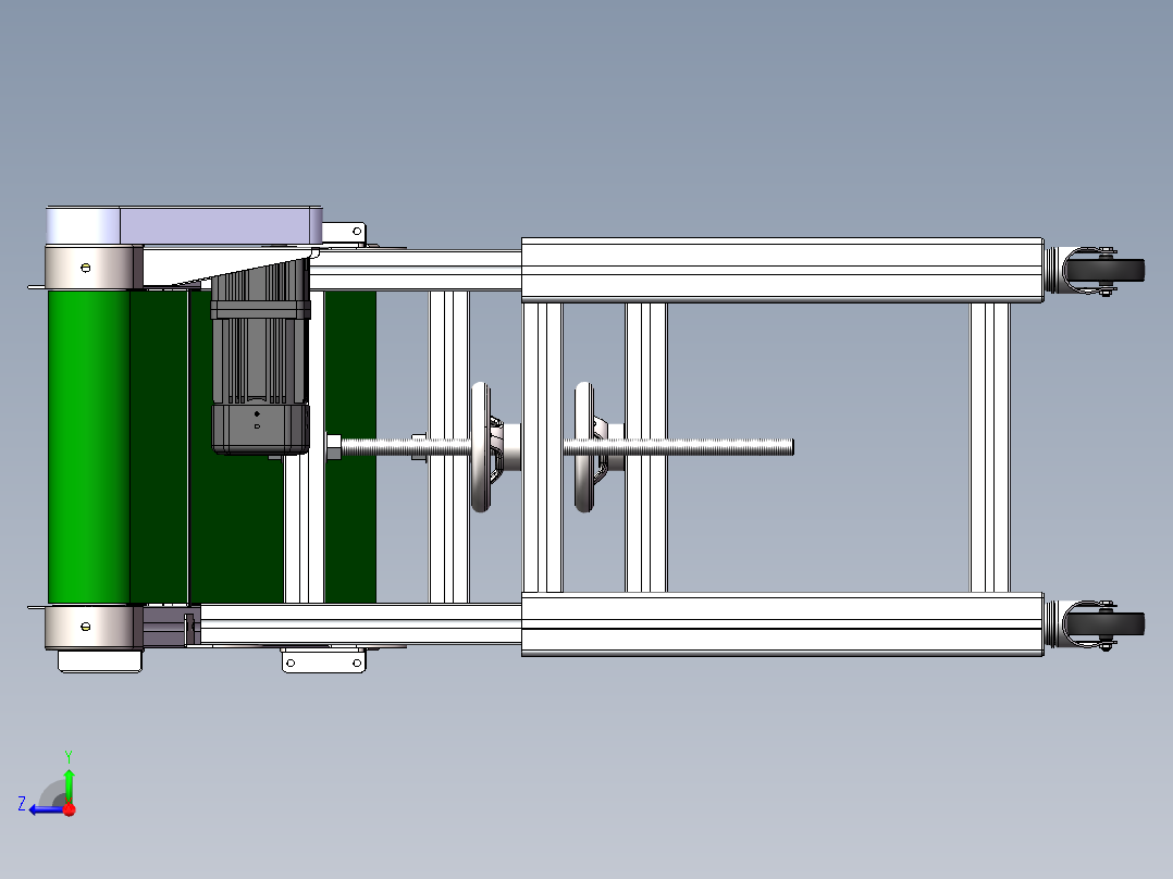 机边输送机右视图