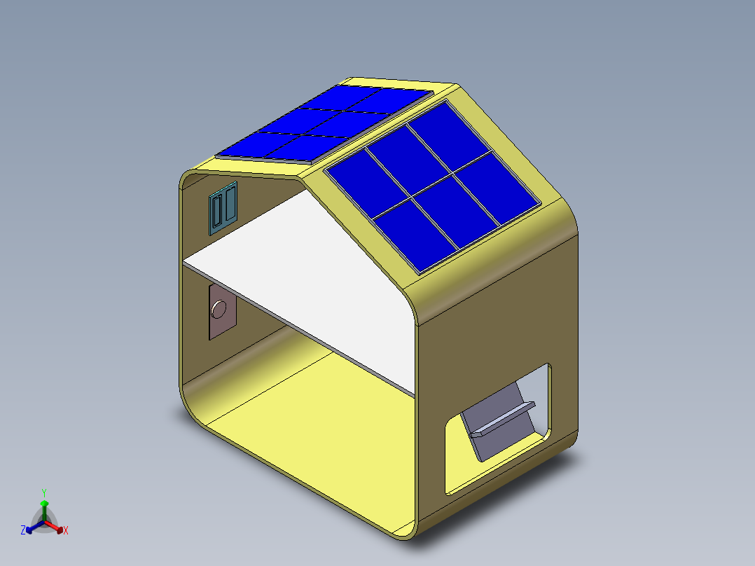 玩具房子正等轴测图