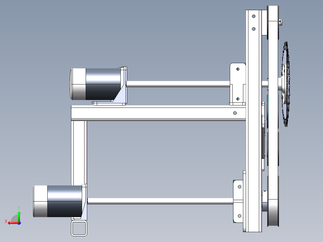 白菜收割机后视图