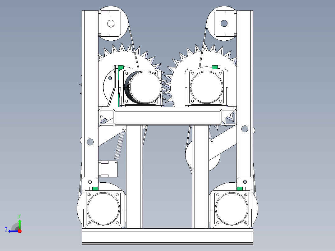 白菜收割机右视图