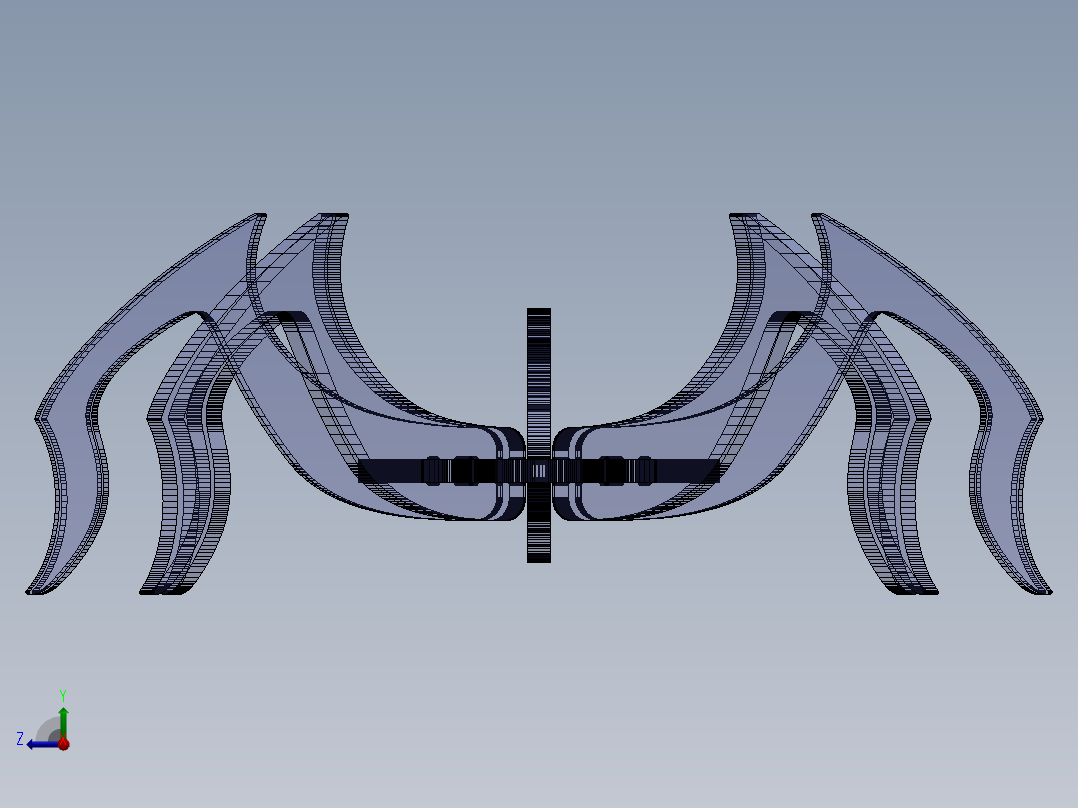 立体拼图、激光切割、线切割图纸(48)右视图