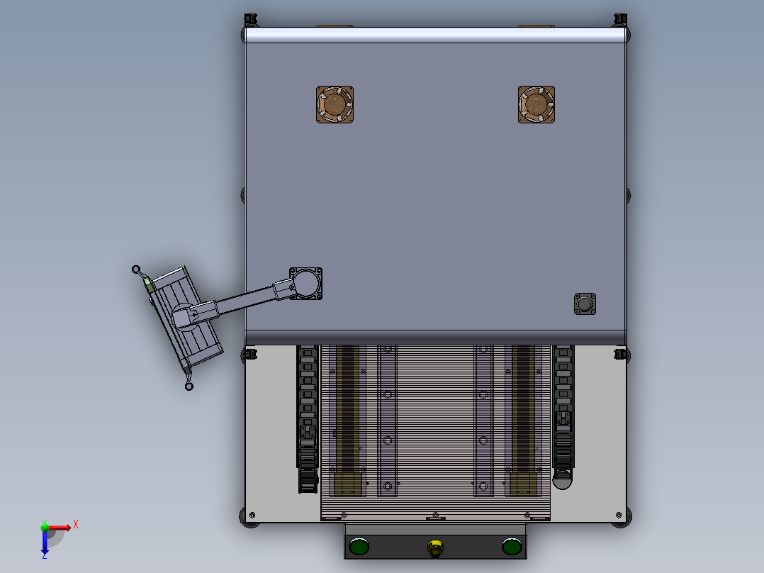 密封圈裁切设备sw21可编辑俯视图
