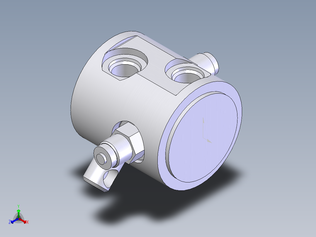 7款EP25DCBV液压缸,模型