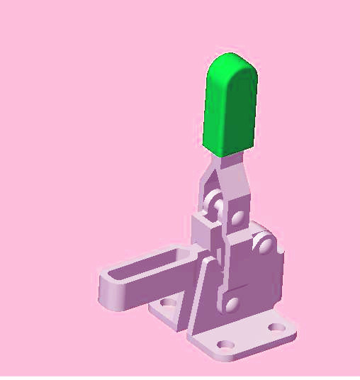 101-A1快速夹钳3D模型