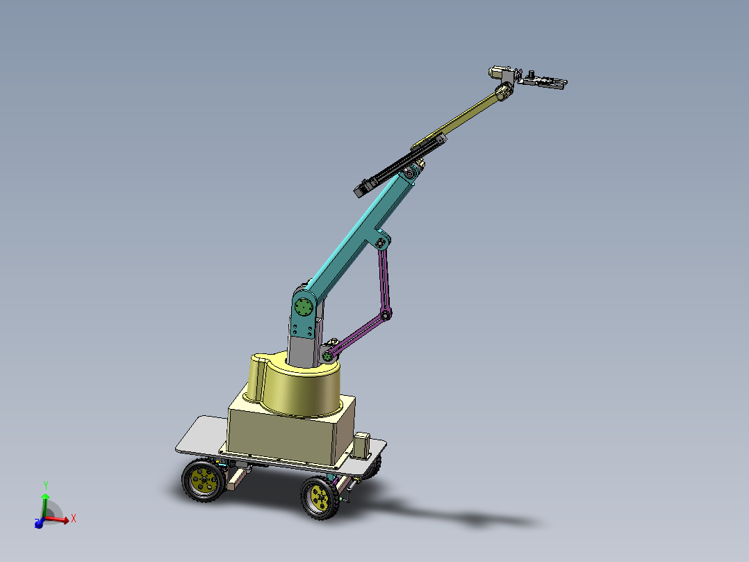 水果采摘机设计含三维二维说明书