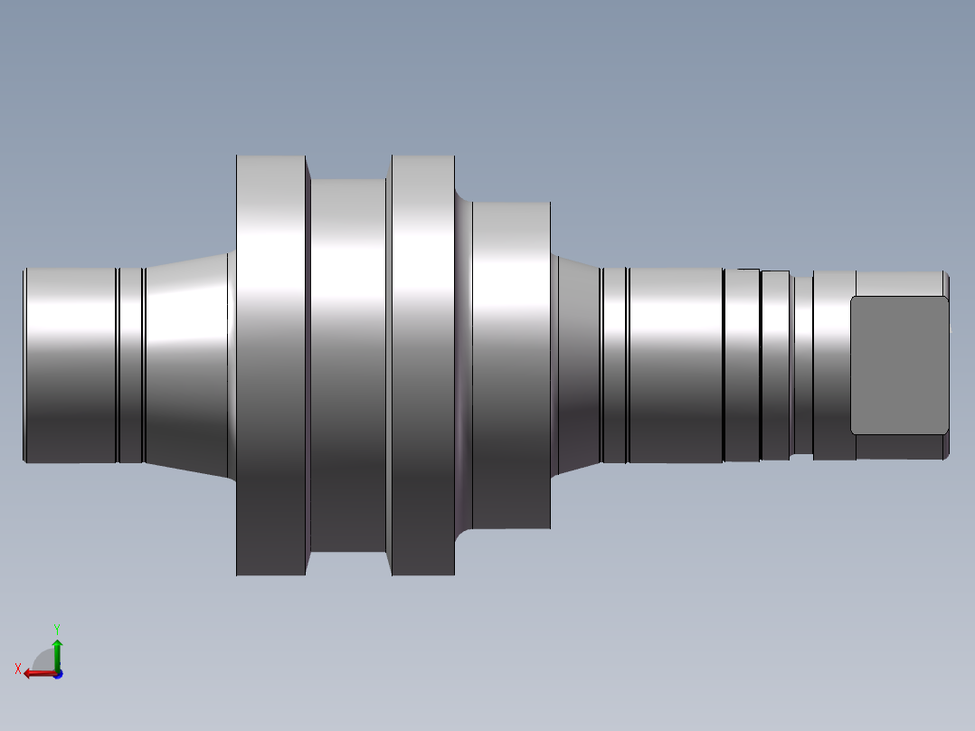 JS042-1780立辊轧机主传动系统设计后视图
