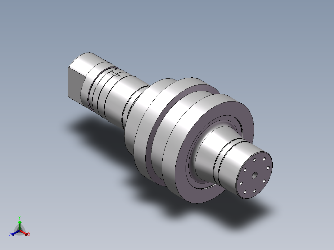 JS042-1780立辊轧机主传动系统设计正等轴测图