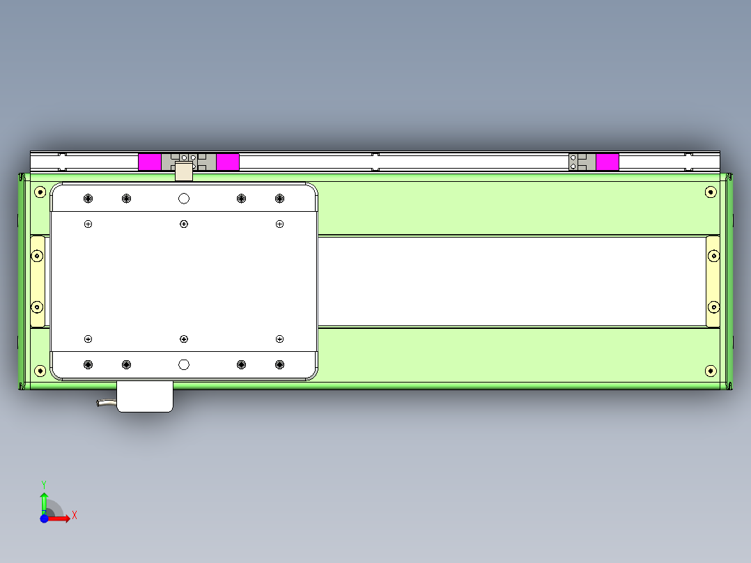 威洛博LC系列3d模型模组LC17E2Y-S300前视图