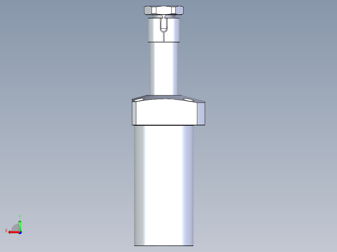 KOSMEKLHA0750-SL-Q50多系列多零件图纸模型后视图