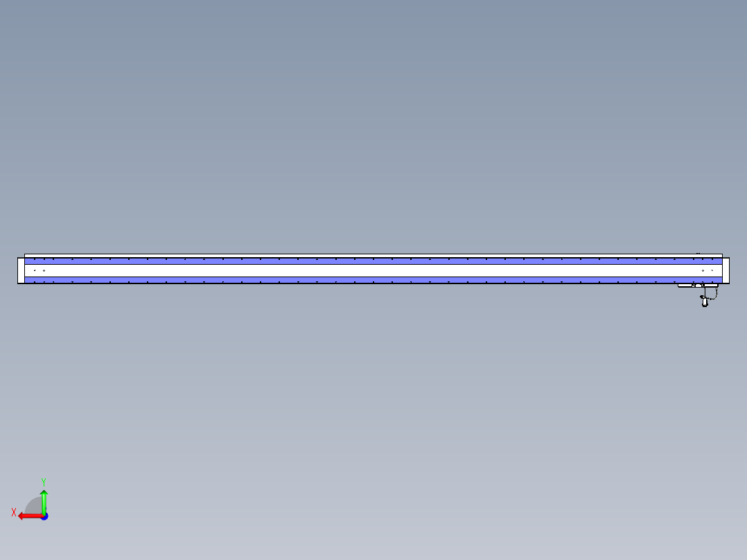 威洛博VL系列直线电机模组-VL14S3-S3450后视图