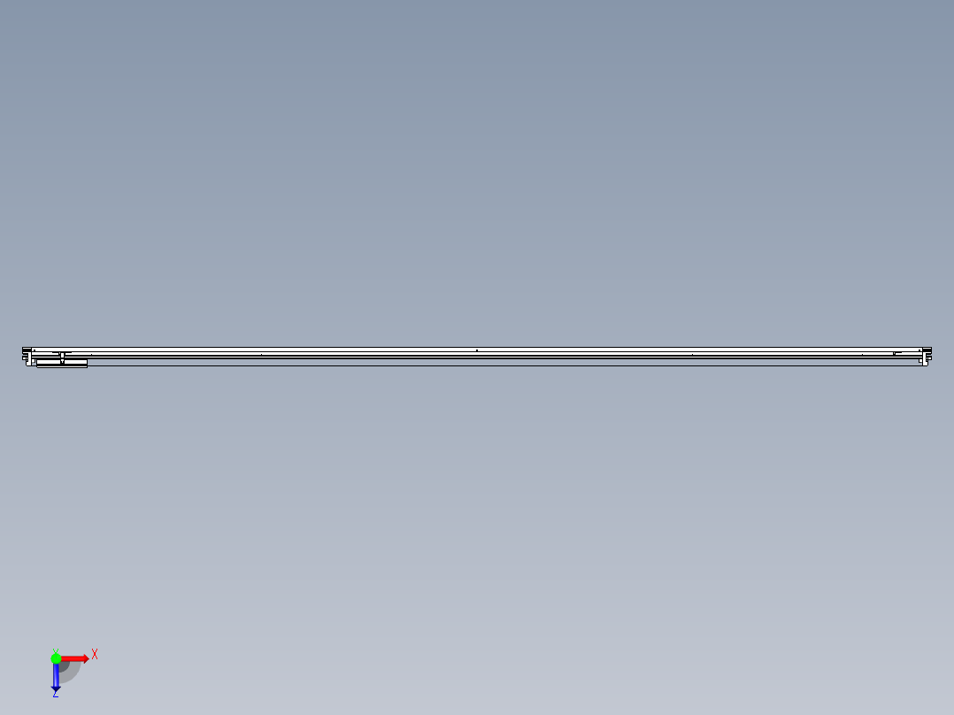 威洛博VL系列直线电机模组-VL14S3-S3450俯视图