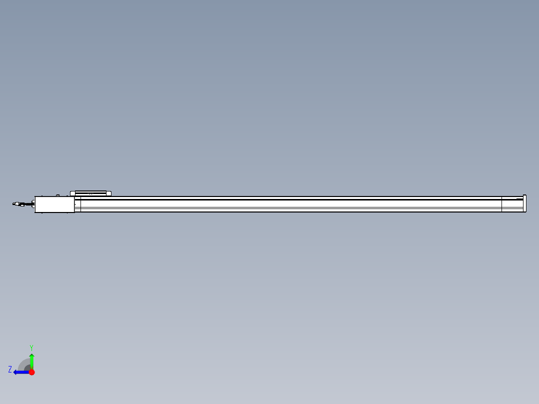 威洛博LB.GB同步带传动--欧规系列LB6A-L65-S1600-BL右视图