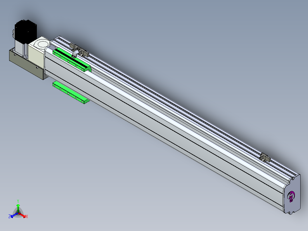 同步带滑台-半封闭B13H-L45-S800-L-P40-D3