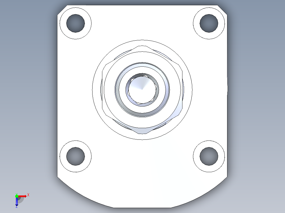KOSMEKLT0480-SR-Y45多系列多零件图纸模型多系列多零件图纸模型俯视图