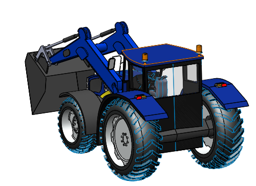荷兰装载机拖拉机