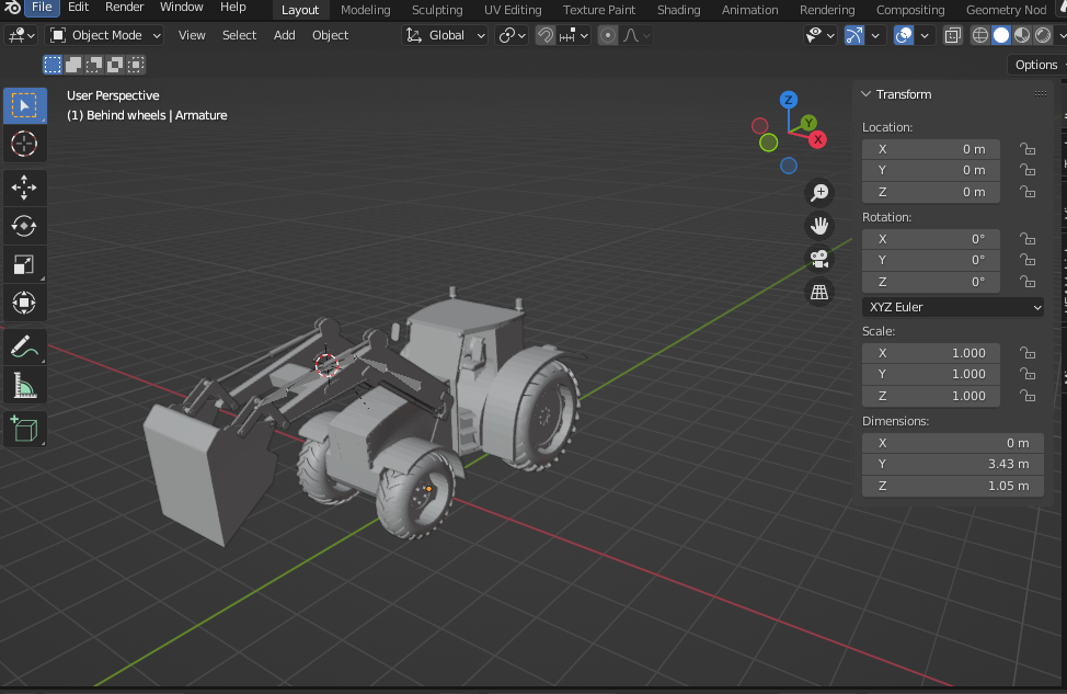 荷兰装载机拖拉机