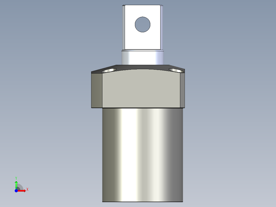 KOSMEKLHS1050-Sx-P多系列多零件图纸模型前视图