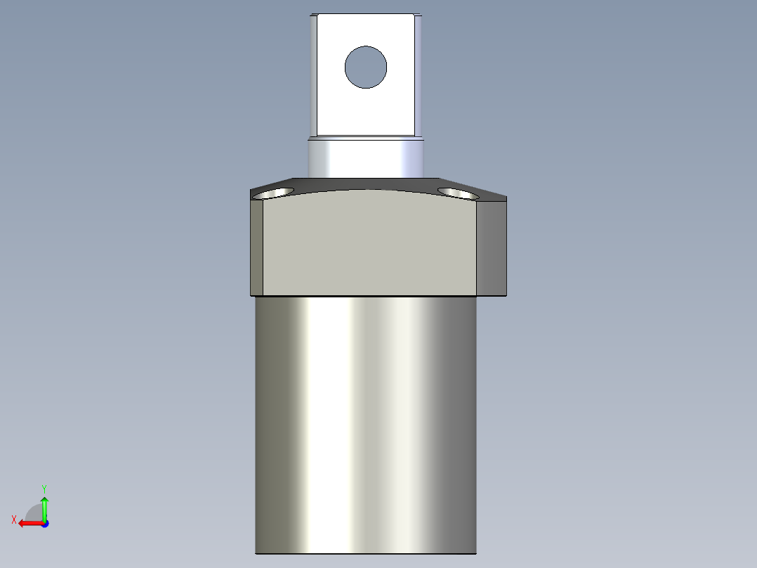 KOSMEKLHS1050-Sx-P多系列多零件图纸模型后视图