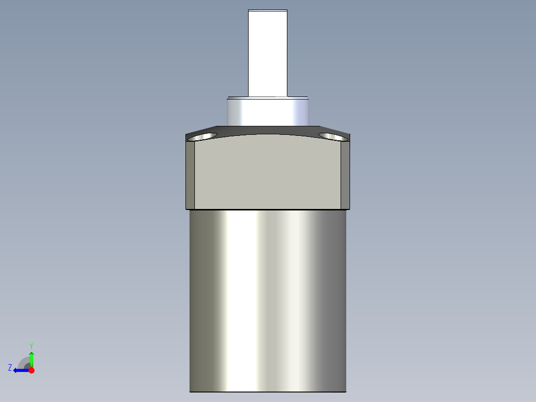 KOSMEKLHS1050-Sx-P多系列多零件图纸模型右视图