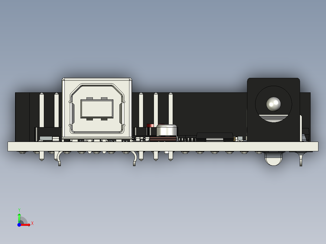 自平衡机器人前视图