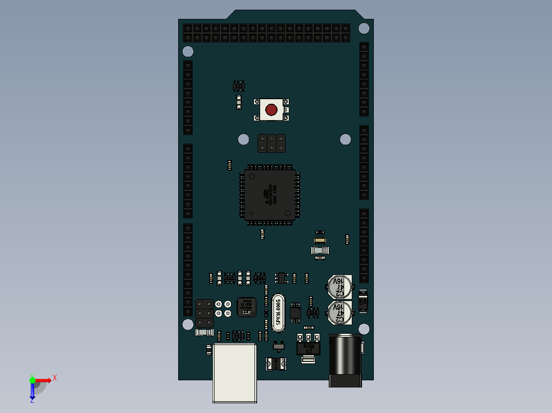 自平衡机器人俯视图