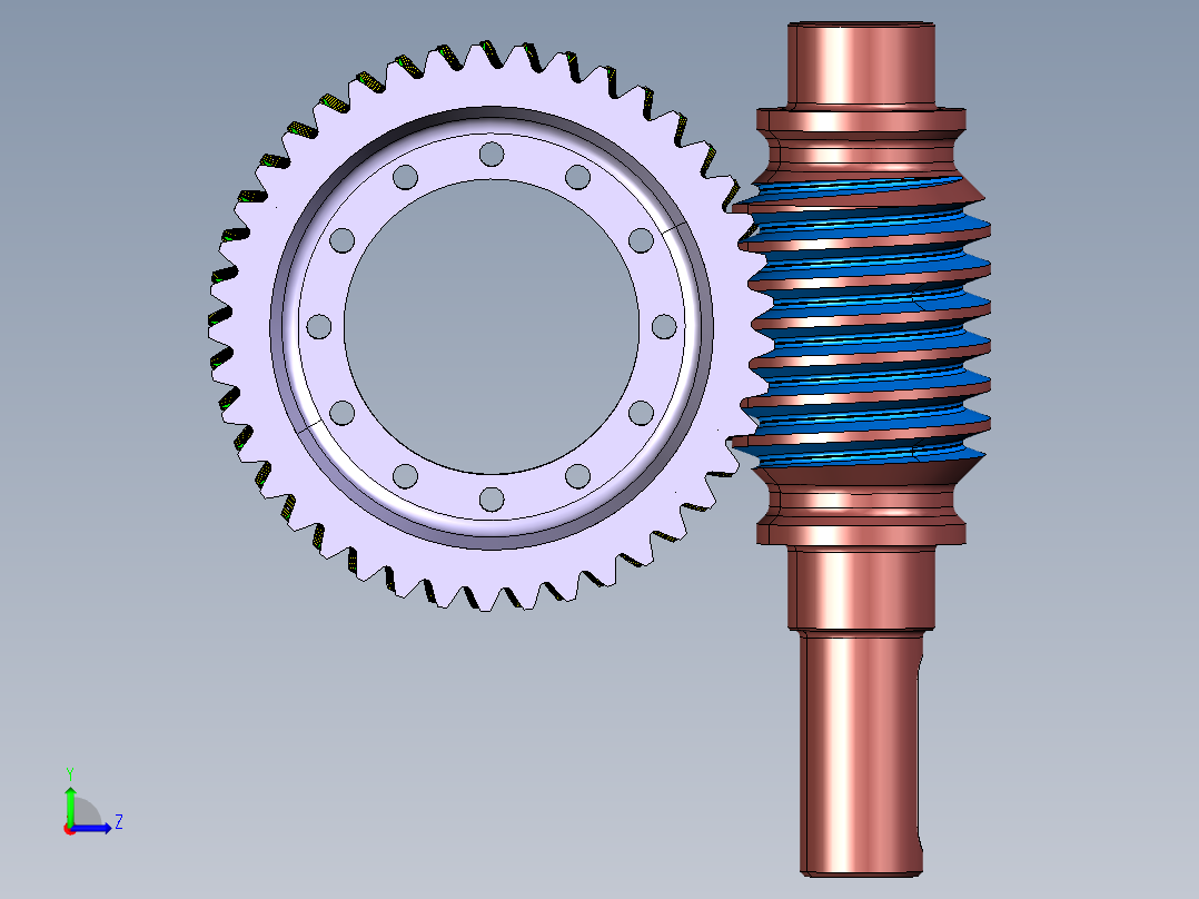 齿轮啮合 (145)左视图