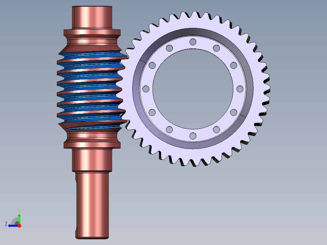 齿轮啮合 (145)右视图