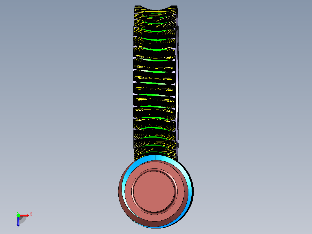 齿轮啮合 (145)俯视图