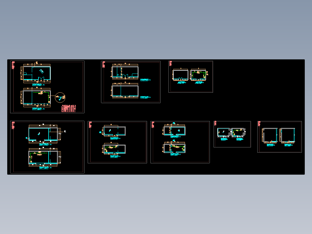 博物馆灯位布置平面图