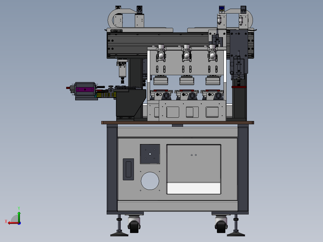 手机电池压合机sw18后视图
