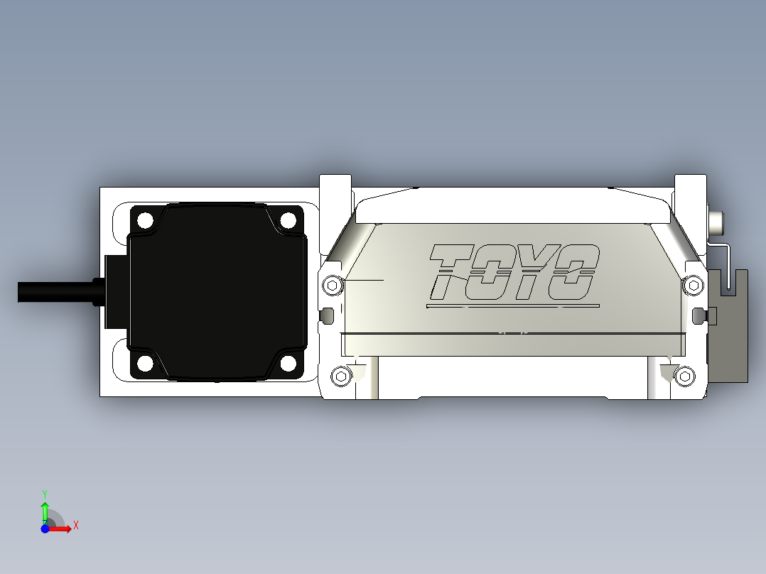 Toyo东佑达直线模组-ETH13-950-BL-200W前视图