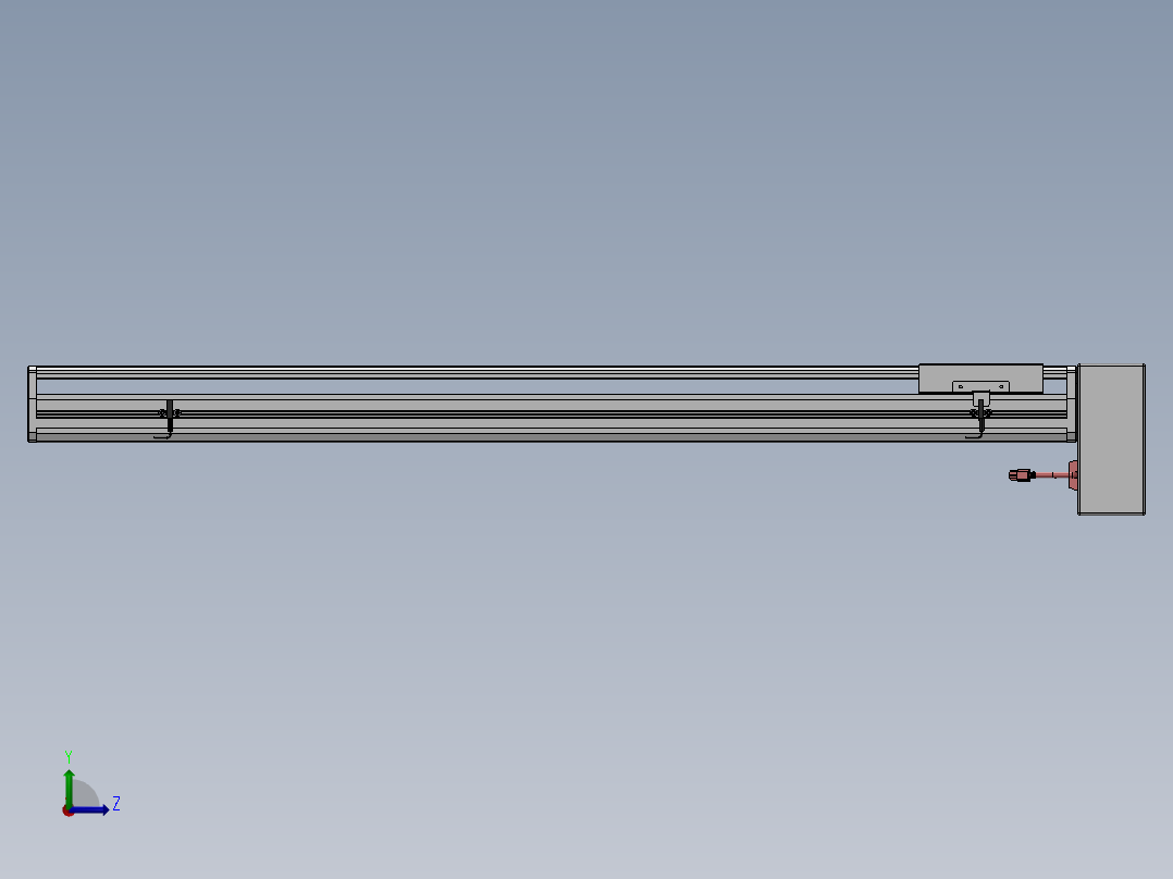 精密模组MT170-L125-1000-LD-M75-C4左视图