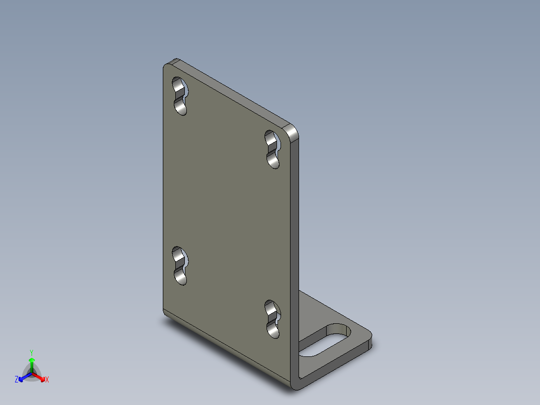 基恩士PZ-B81_kc图纸模型正等轴测图