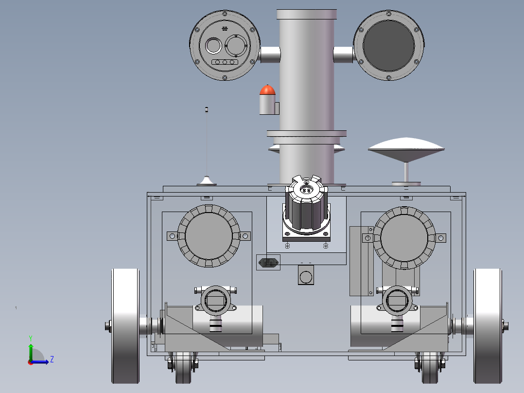 智能小车左视图