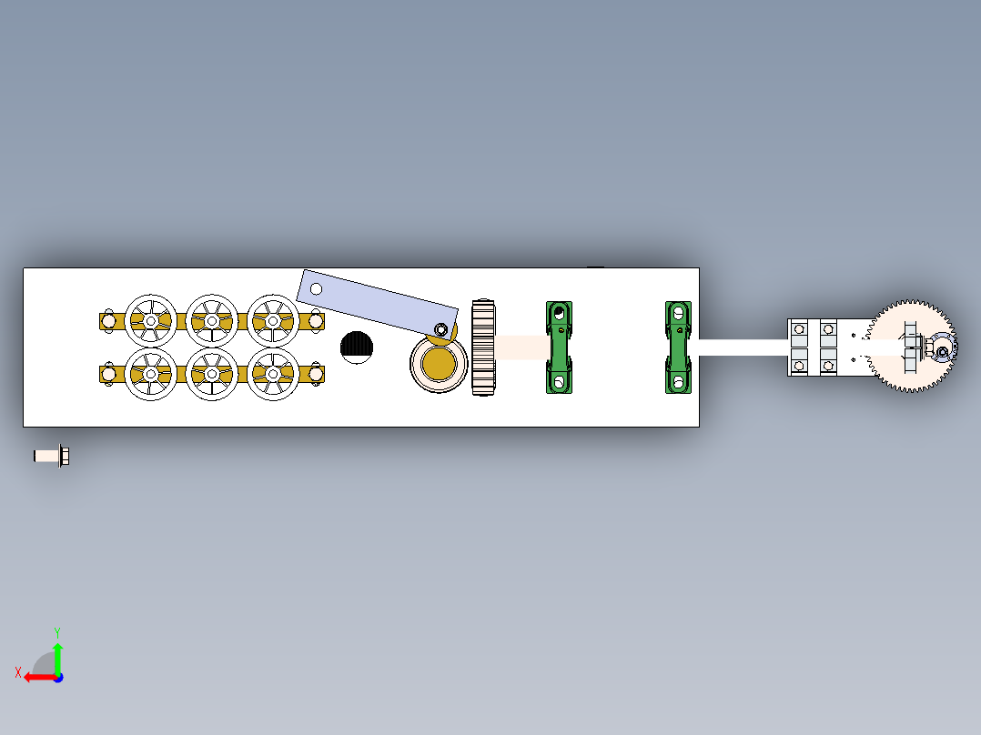 数控折弯机后视图
