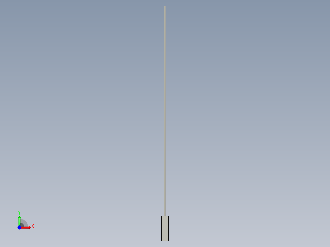基恩士FU-50_kc图纸模型前视图