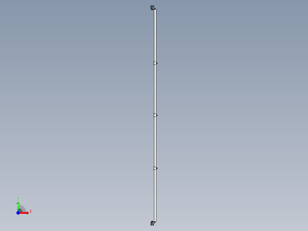 基恩士SL-JB223_back-mount_kc图纸模型前视图