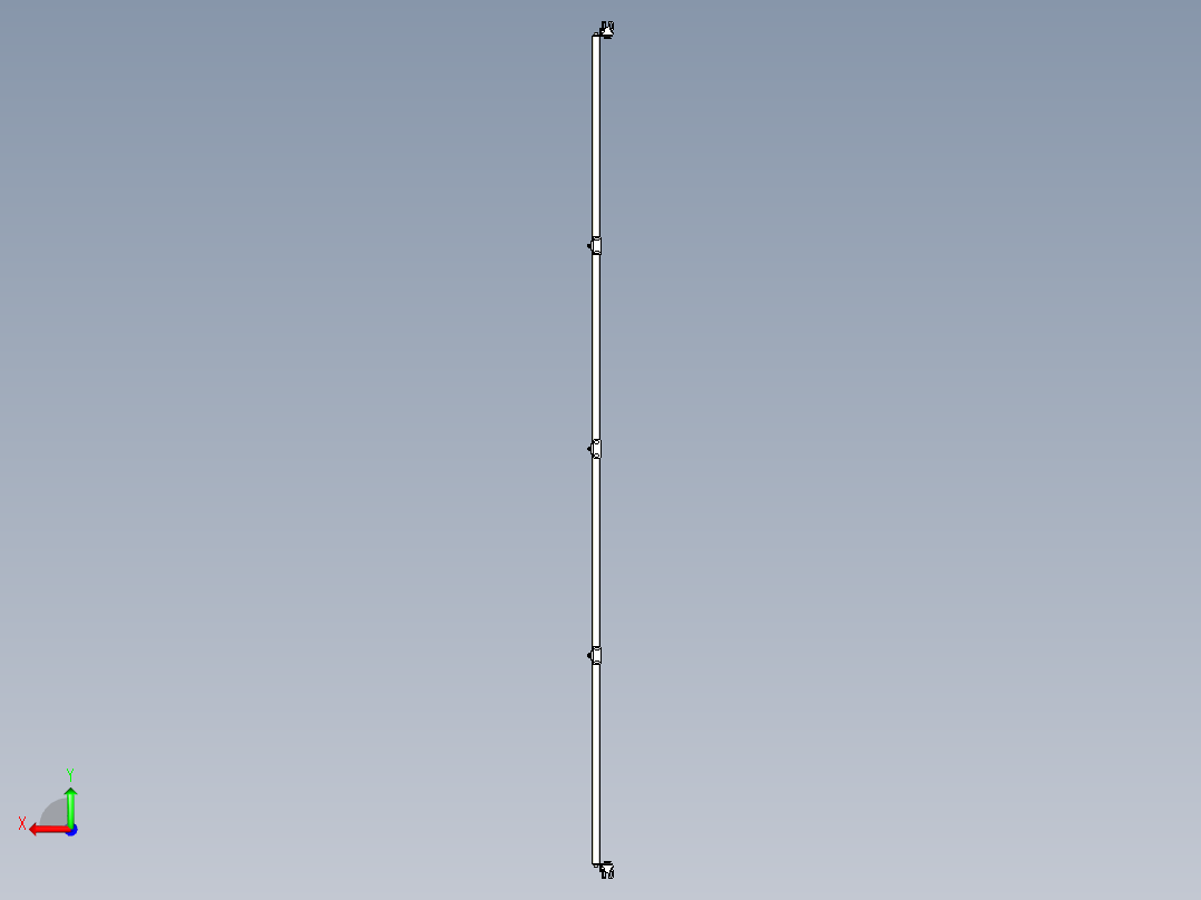 基恩士SL-JB223_back-mount_kc图纸模型后视图