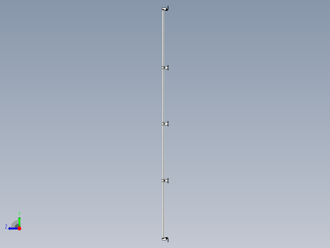 基恩士SL-JB223_back-mount_kc图纸模型右视图
