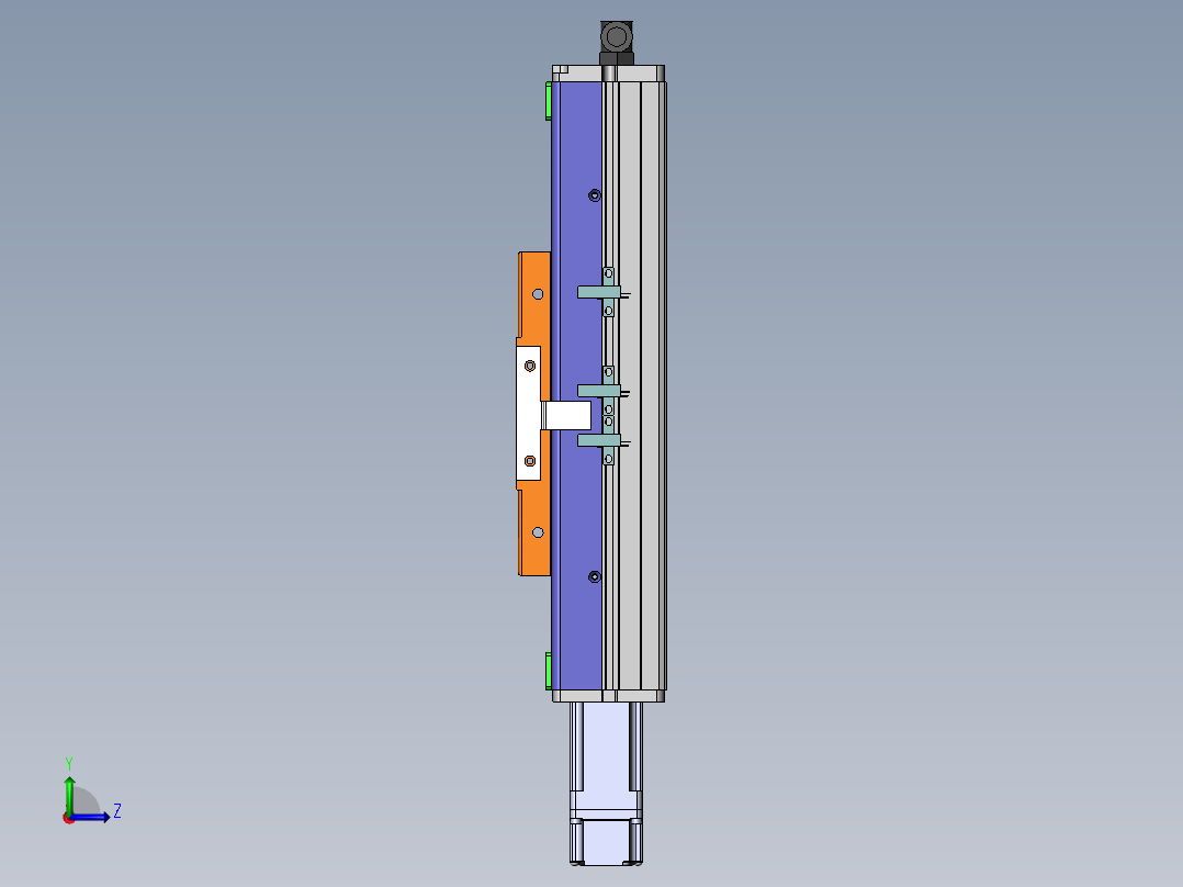 MCH丝杆全封闭MCH10-BC-100W左视图