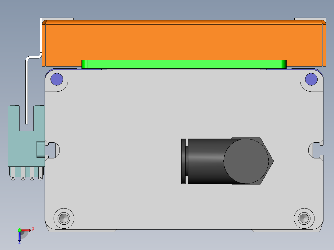 MCH丝杆全封闭MCH10-BC-100W俯视图