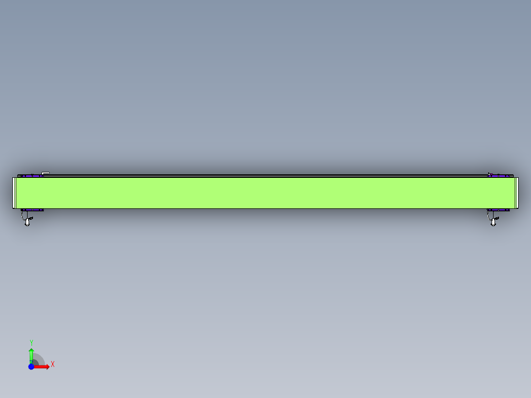 威洛博VL系列直线电机模组-2VL22H2-S3100前视图