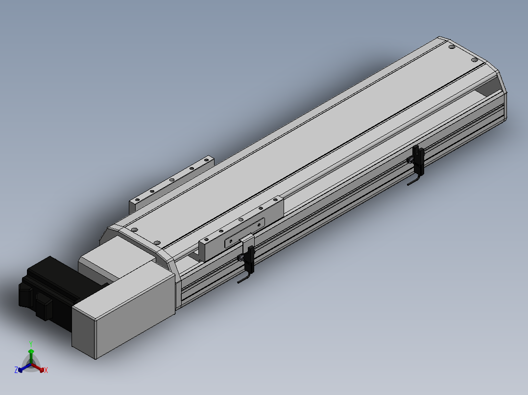 精密模组MT140-L110-300-R-M40-C4正等轴测图