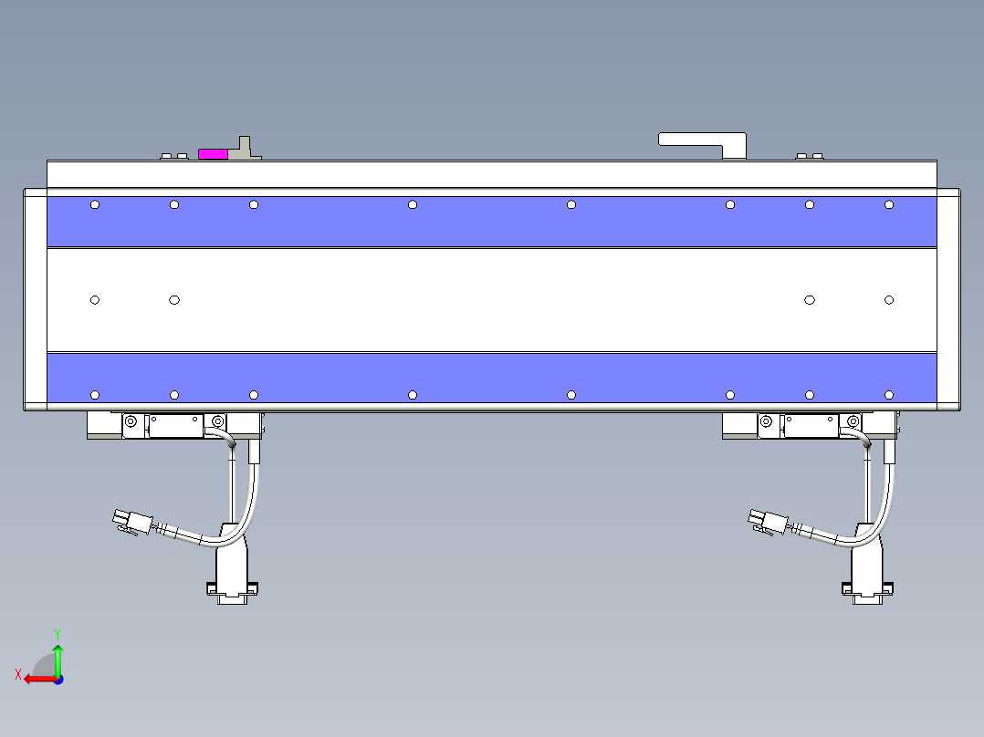 威洛博VL系列直线电机模组-2VL14S1-S250后视图