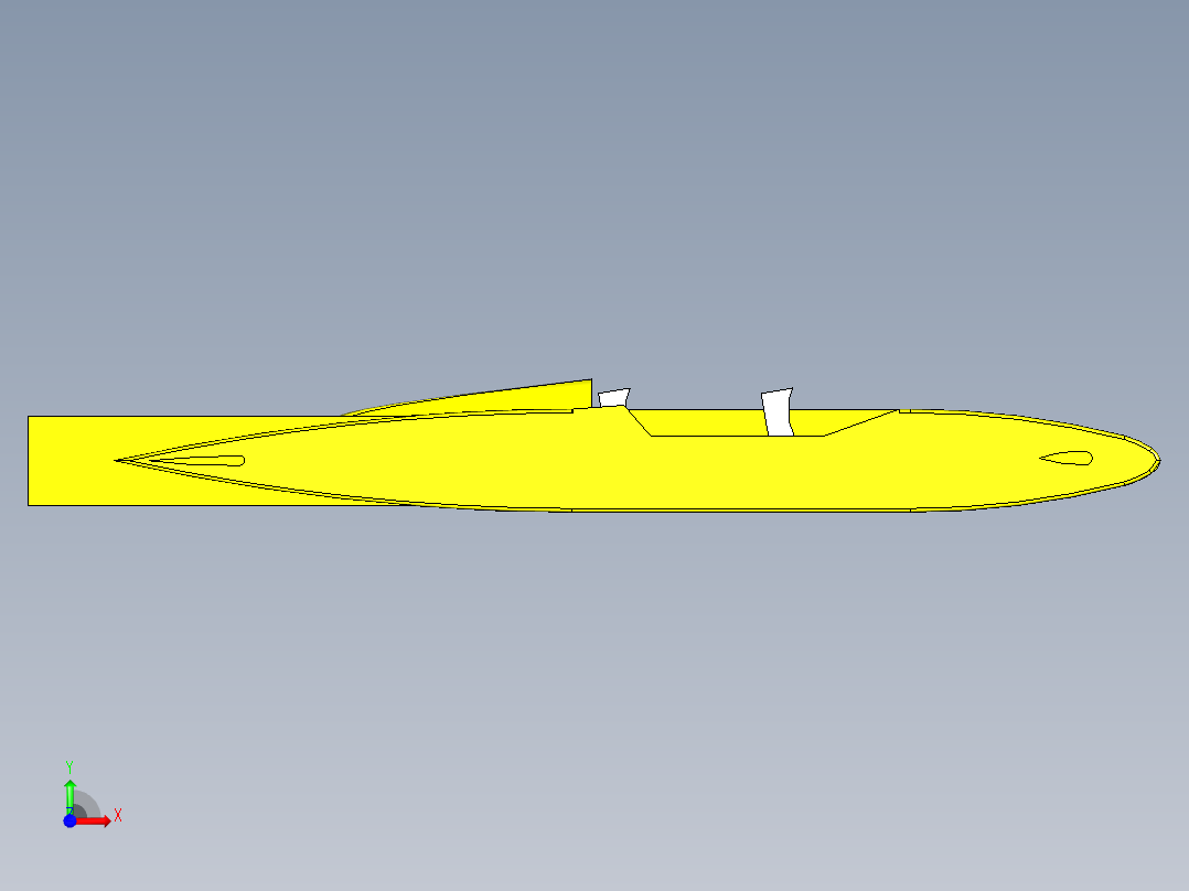 潜水器 水下机器人 (3)前视图
