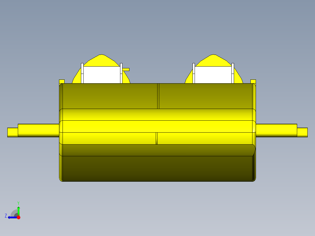 潜水器 水下机器人 (3)右视图
