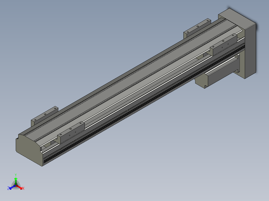 直线模组LHAT10-CA-S550-D-C3设计图纸